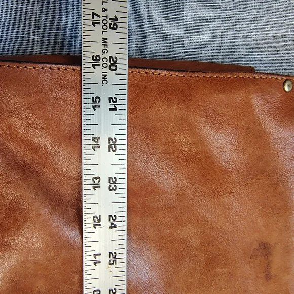 VINTAGE Mulberry Briefcase Leather Portfolio Travel Bag Messenger AUTHENTIC - Picture 9 of 15